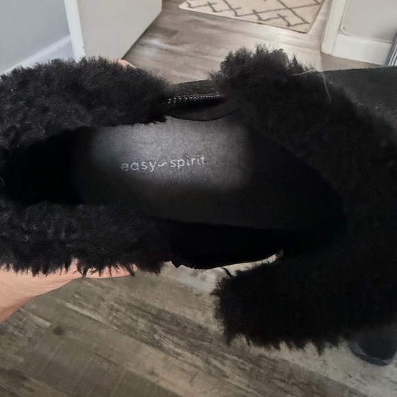 Easy Spirit Black Ankle Boots Women’s Size 8 1/2 - Picture 6 of 8
